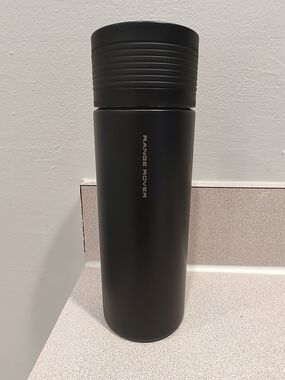 Range Rover Black Travel Tumbler